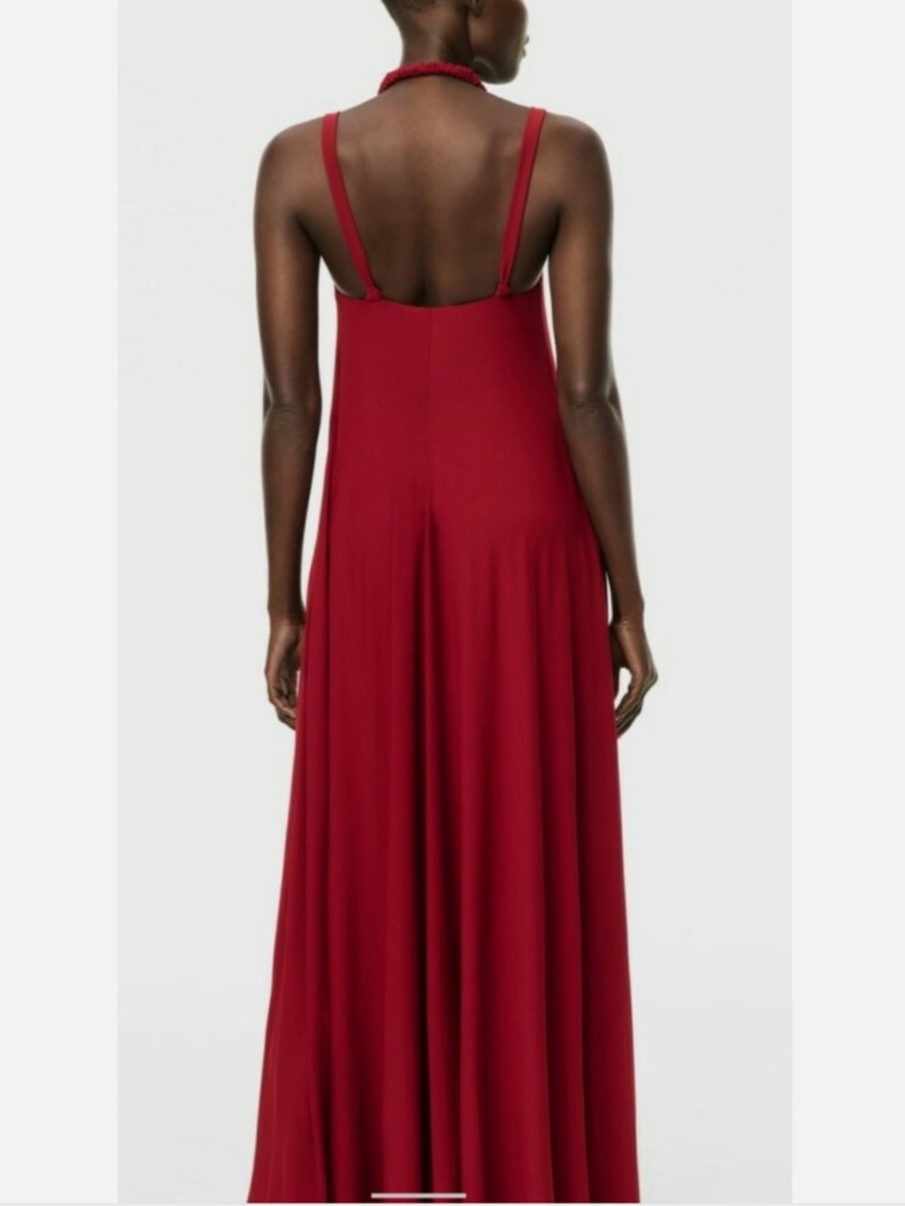 Zara Sleeveless Flowy Maxi Dress with Strappy Neckline Limited Edition - Picture 2 of 14